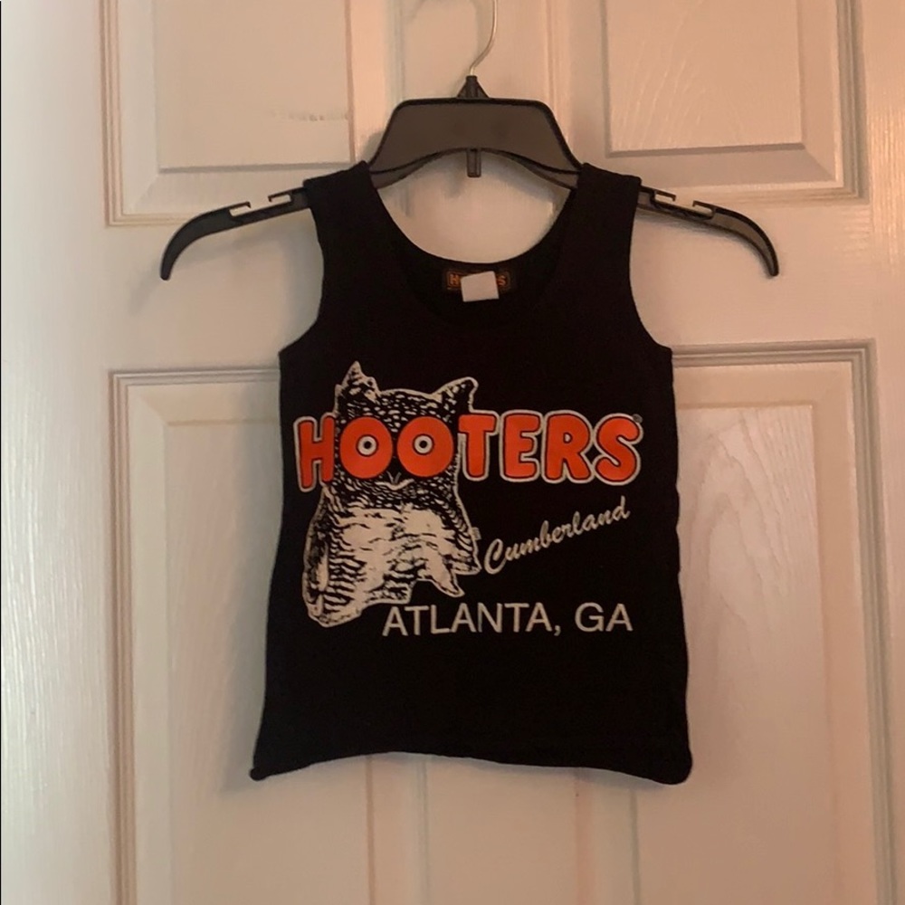 Hooters Black Atlanta Georgia uniform tank top.